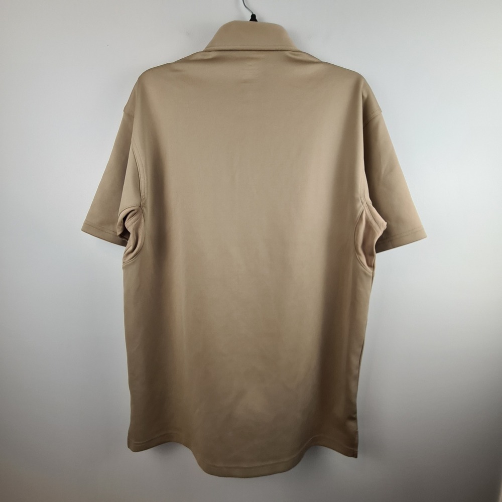 Propper Mens F5341 Tactical Polo Shirt Tan Short Sleeve Mic Clips Size Medium - Picture 11 of 11